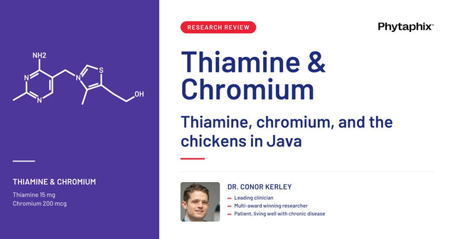 Thiamine, chromium, and the chickens in Java. Dr Conor Kerley, Phytaphix.