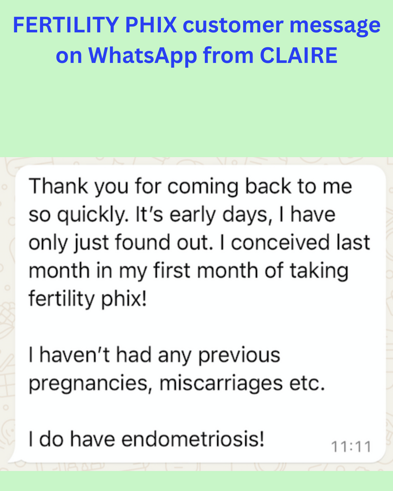 Fertility Phix (30 daily sachets)- best fertility supplement for males, females and IVF - Phytaphix