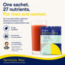 Fertility Phix - 27 nutrients in one daily sachet, for men and women