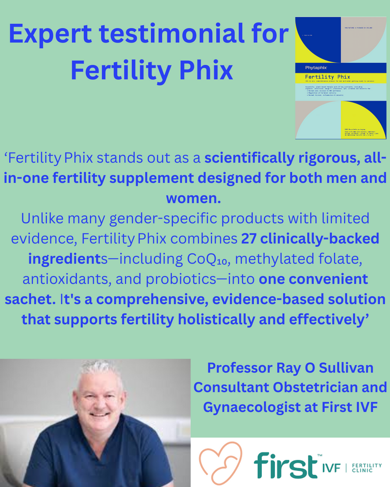Fertility Phix (30 daily sachets)- best fertility supplement for males, females and IVF - Phytaphix