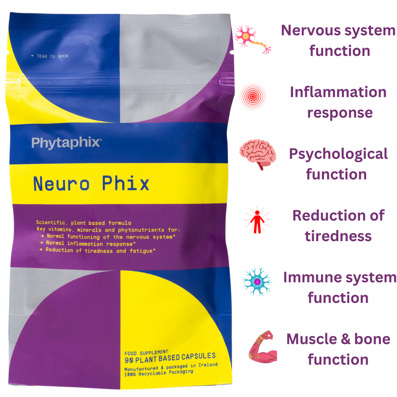 Neuro Phix (capsules) - Support normal nervous system & inflammation, reduce fatigue