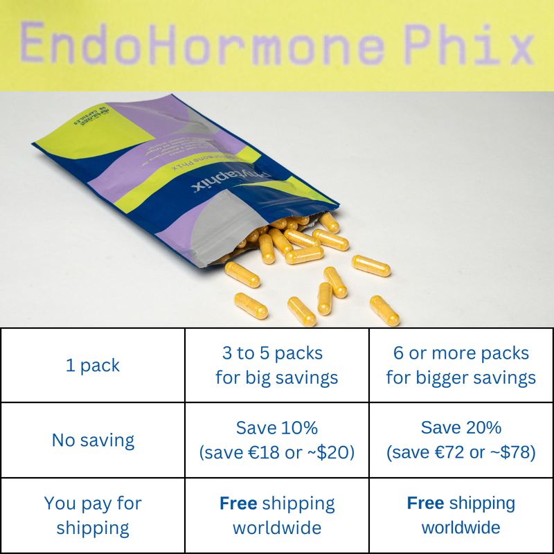 EndoHormone Phix (capsules) - Regulate female hormones (including estrogen)