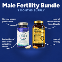 Male Fertility Bundle: key benefits of Lipoic Acid Phix and Gold Standard Curcumin