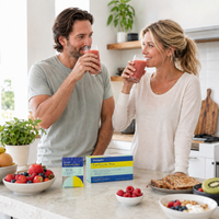 A couple preparing for pregnancy, using Fertility Phix